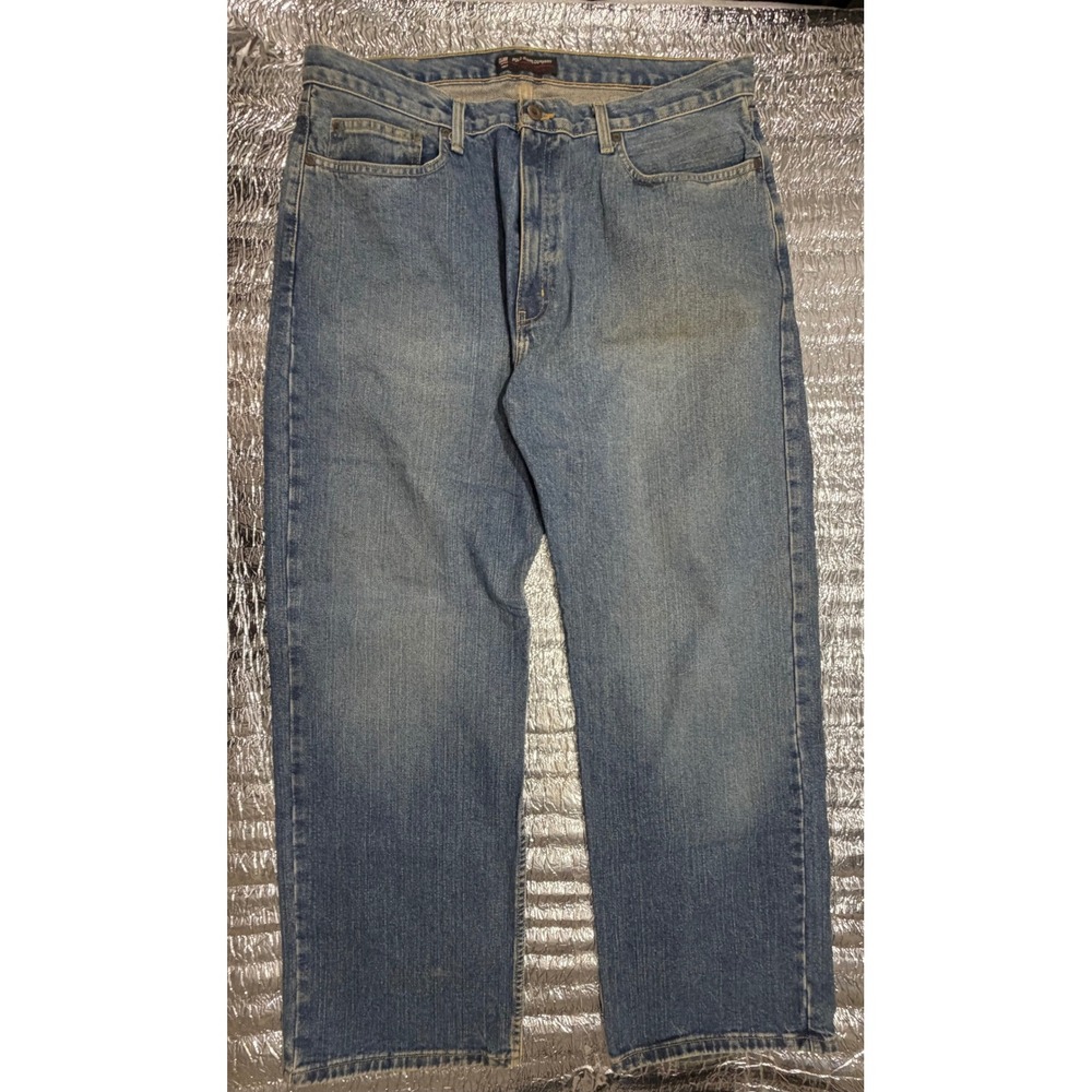 Polo Jeans Co Ralph Lauren Mens 38x32 Woodrow Straight Leg Blue Denim Pants